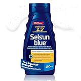 Selsun Blue 2.5% Extra Strength Anti-Dandruff Shampoo, Clinically Proven Selenium Sulfide, Dandruff Treatment, Seborrhea and Tinea Versicolor, Vitamin B3 to Promote Healthy Looking Hair, 250mL