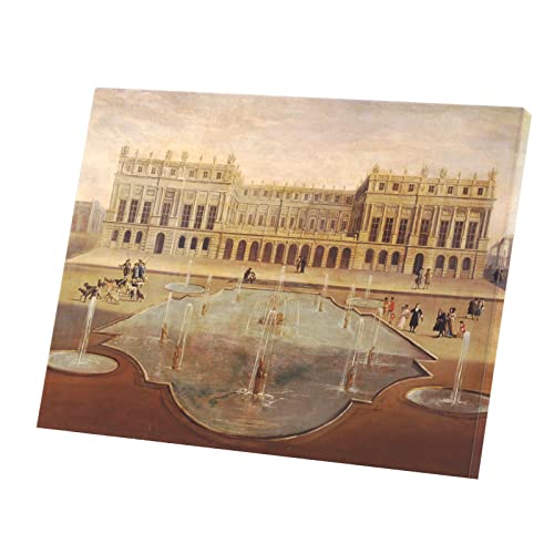 Peinture Ancienne Versailles Toile Imprimée Haut de Gamme Décoration Renaissance
