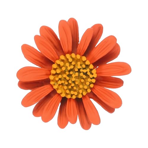 Image of PATIKIL Daisy Pin, Flower Women Brooch Lapel Pins Sunflower Suit Lapel Pin for Shirt Hat Cardigan Sweater Decorate Tie Tacks Pin Back Clutch Jewelry Gifts