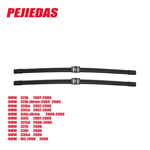 Image of 24 inch+19 inch Windshield Wipers Replacement for BMW 328i 328xi 335xi 335i M3 2007-2009-Original Factory Quality (Pack of 2)