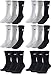 Produktbild Nike 18 Paar Socken Herren Damen Sparset Tennissocken Sportsocken Laufsocken Paket Bundle SX4508 Weiß Schwarz Grau, Sockengröße:38-42, Farbe:grau/grau/schwarz