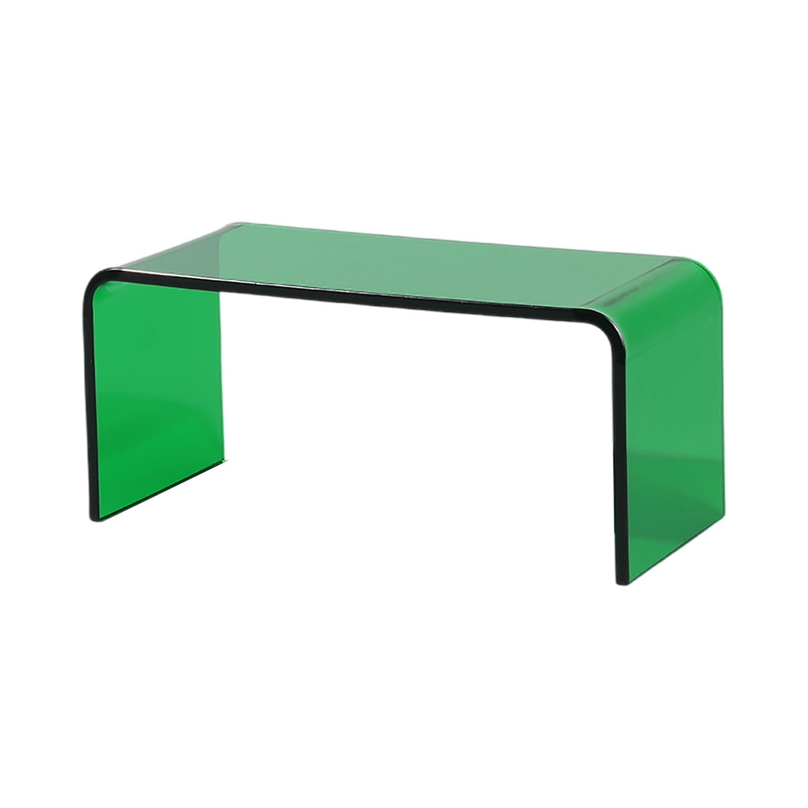Acrylic Stands,Acrylic Display Stand,Acrylic Display Risers Green 5mm Thickness Acrylic Display Shelves and Countertops Step Plinths for Retail Figures Cupcakes and Desserts,22 x 10 x 10cm (Size : 30