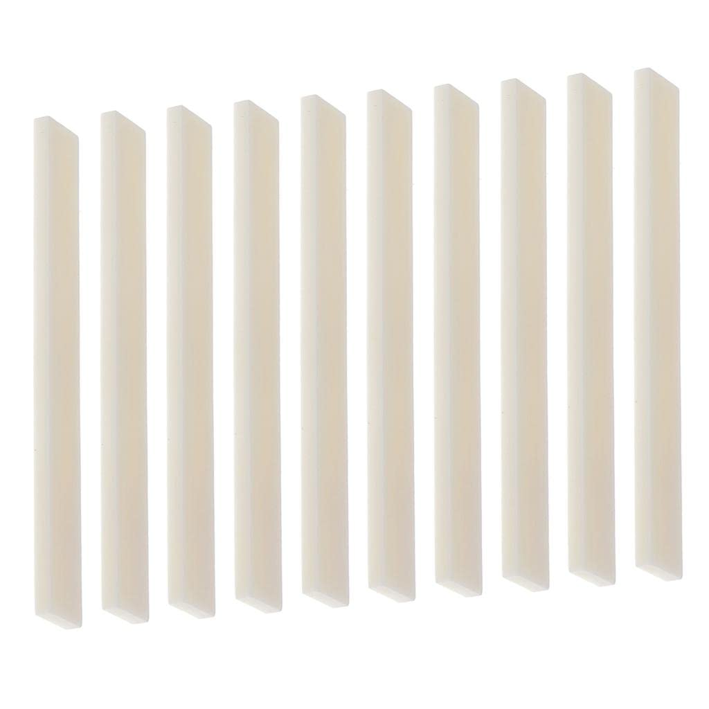 Generic Set of 10 Blank Nuts for Acoustic Folk LP Guitar Parts, i