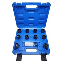 11PCS Wheel Locking Nut Key Kit Compatible with Toyota Models, Lexus, Tacoma, Wheel Lock Nut Socket Adapter Set, Anti-Theft Lug Nut Removal Tool, Anti-Theft Screw Remover