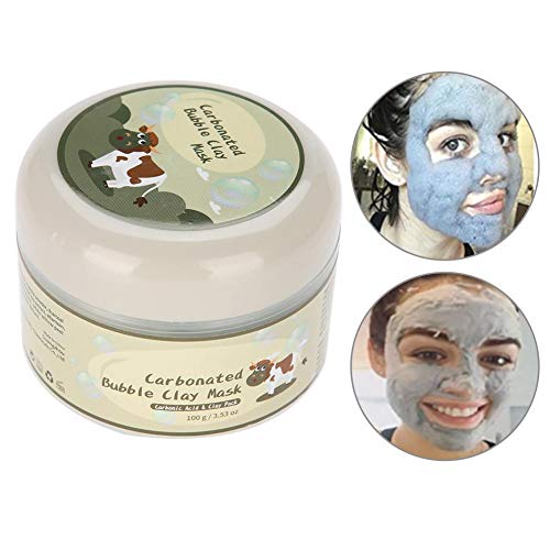 Preisvergleich Produktbild Facial Bubble Clay Mask, Deep Clean Feuchtigkeitsspendende Porenreinigungsölkontroll Hautpflege Creme Maske 100g