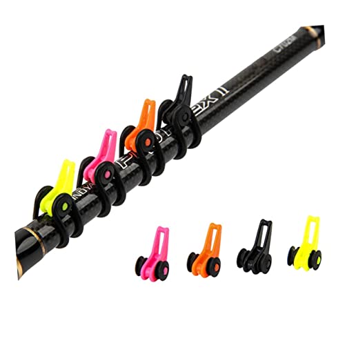 ABOOFAN 4pcs small stand fishing jigs fishing baits fuji hook keeper fishing lures keeper hook holders for fishing rods fishing rod holder goalkeeper hook up tool Bait hanger