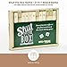 Bits and Pieces - Large Shut The Box Game - 3-in-1 Board Game - 12 Dice Board Game - Wooden Pub Tabletop Game Box - 2 Dice Included