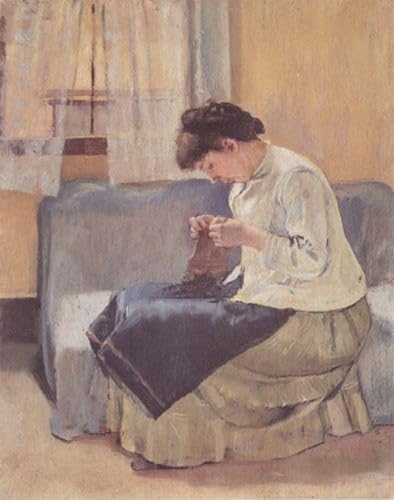 Toile Ferdinand Hodler Couturière affiche graffiti pour mur vide
