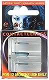 Eyecatcher 84079341-a63 - Natürliche Farbige Kontaktlinsen, 1 Paar, für 12 Monate, Mehrfarbig, Karneval, Fasching, Halloween