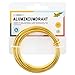 Price comparison product image folia 79665 - Aluminium Wire Craft Wire in Gold 2mm x 5m Ultra Easy Moldable for Craft and Decoration