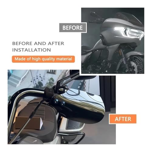 Protecteur guidon et protège-mains de moto de précision pour FLTRX 2024+ - 5