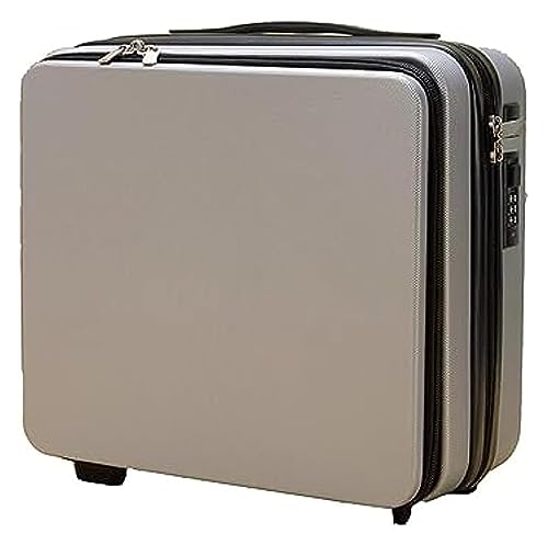 16 Inch Suitcase, Business Accessories Hard Shell Business Briefcase, Business Password Box Organizer For Travel Boarding Documents Storage Business Outing (Color: Gray)