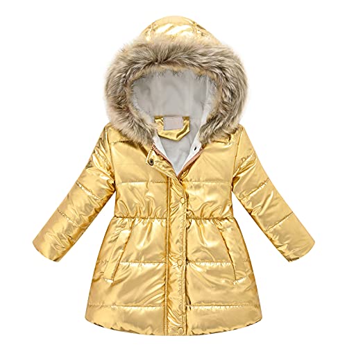 Kelon Toddler Baby Hooded Down Jacket Boys Girls Kids Thicken Warm Winter Coat Outerwear 1-7T Baby Sherpa Jacket Cama Para Niños De 2 Años Mommy And Me Bonnet Set #TOP9