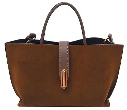 Brown Suede Handbag
