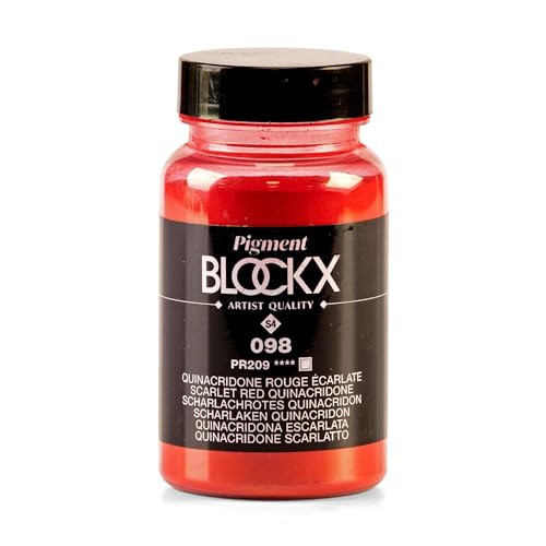 Pigment rouge écarlate PR209 Blockx 51098BXC finesse et éclat durables