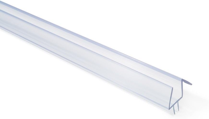 1/2" Frameless Glass Shower Door Sweep - Bottom Seal - Wipe - Drip Rail - 36"