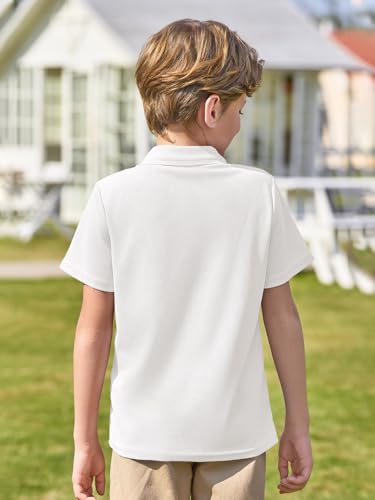 Polo à manches courtes pour garçons de 5 à 14 ans basique - 5