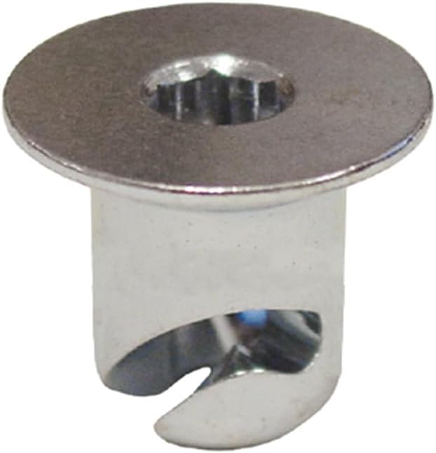 7/16" Aluminum Dzus Button Flush Allen Head Quarter Turn Fasteners .500 (10 Pack)