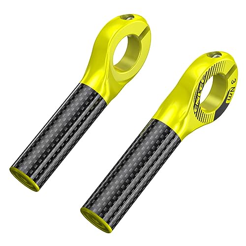 Lixada Extremos de Manillar de Bicicleta de Fibra de Carbono, Manillar de Bicicleta de montaña, Manillar de Bicicleta