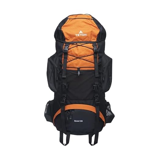 TETON 55L Scout Internal Frame Backpack