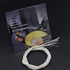 Cordes transparent en nylon léger cordes en métal argenté en alliage de cuivre Enveloppé cordes Accessoires Instrument… - Les Beatles, Paul McCartney, John Lennon, RIngo Starr, George Harrison Cordes transparent en nylon léger cordes en métal argenté en alliage de cuivre Enveloppé cordes Accessoires Instrument… – Image 2