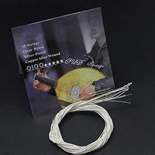 Cordes transparent en nylon léger cordes en métal argenté en alliage de cuivre Enveloppé cordes Accessoires Instrument… - Les Beatles, Paul McCartney, John Lennon, RIngo Starr, George Harrison Cordes transparent en nylon léger cordes en métal argenté en alliage de cuivre Enveloppé cordes Accessoires Instrument… – Image 2