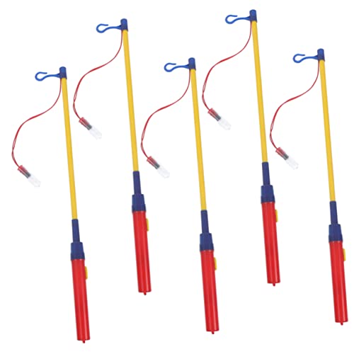 Kisangel Diy Lantern Sticks 5pcs Electronic Lantern Poles Safe for Holiday Decorations