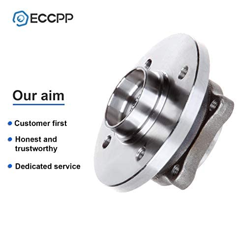 Eccpp Pair Of 2 New Complete Front Wheel Hub Bearing Assembly 4 Lugs W/Abs For 2002-2009 Mini Cooper Compatible With 513226 #TOP5
