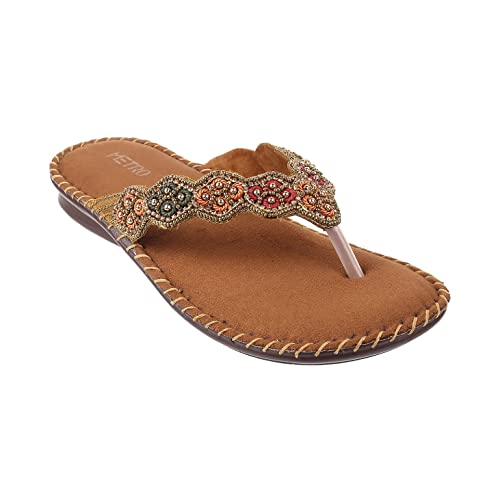Image of Metro Women's Faux Leather Fashion Slip-on Sandal