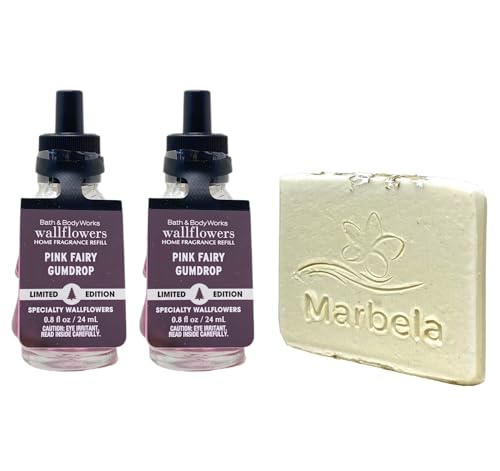 Bath & Body Works Pink Fairy Gumdrop Wallflower Refill Bulbs