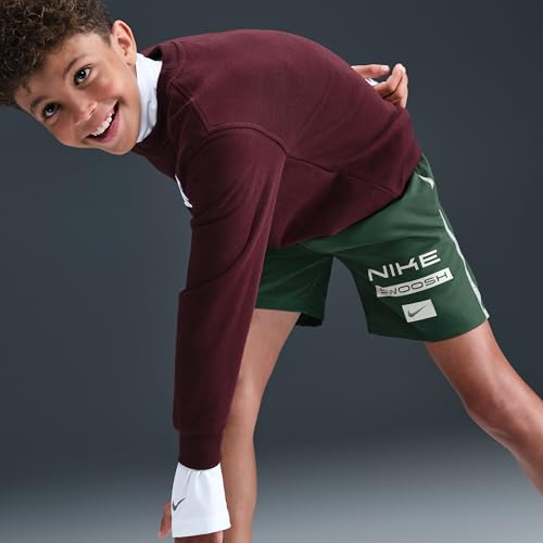 Nike Multi Big Kids' (Boys') Dri-FIT Woven Shorts (Fir/Light Orewood Brown)4
