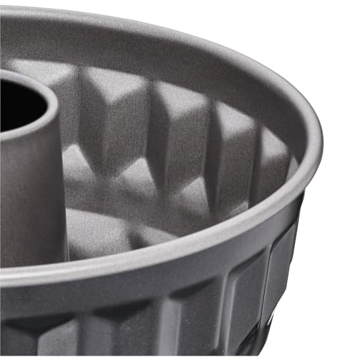 Foto von ORIGINAL KAISER Inspiration Mini Bundform 16 cm, kleine Gugelhupfform, Antihaftbeschichtung, Springform klein für 1/2 Rezeptportion, geeignet für die Heißluftfritteuse, Schwarz