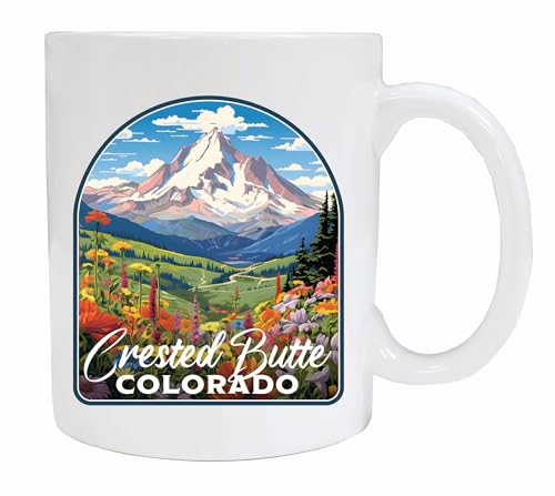 R and R Imports Crested Butte Colorado Wildflowers Mug 12 oz