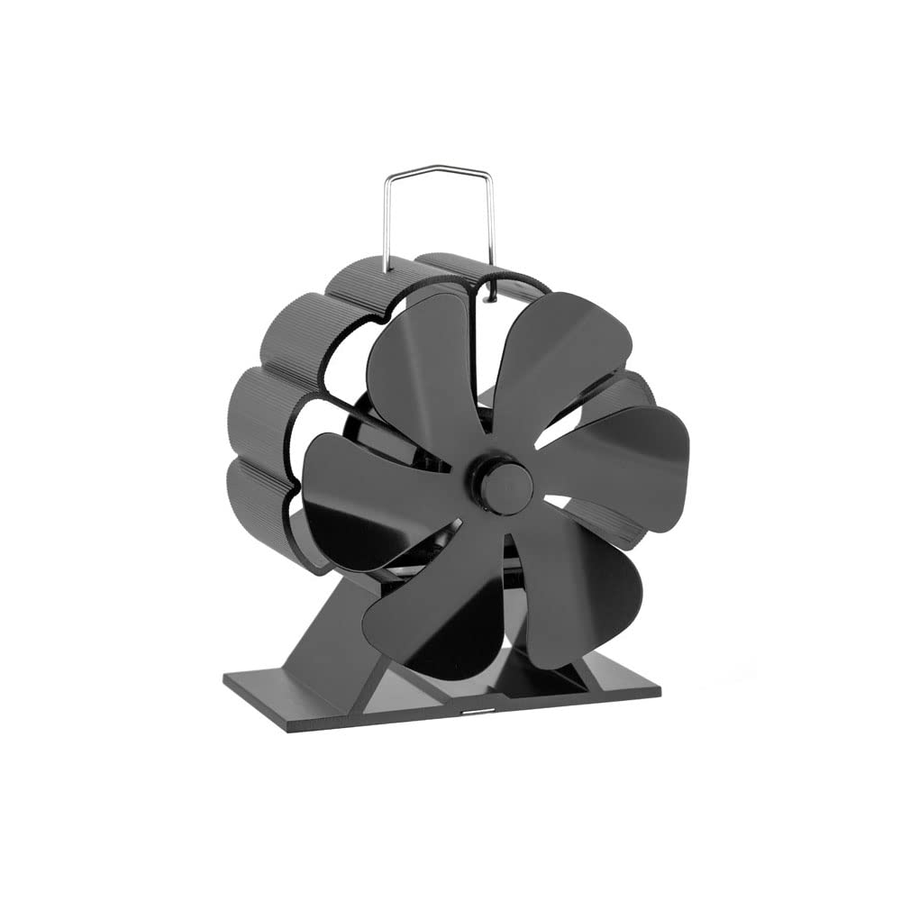 6 Blades Kaminventilator Ofenventilator, Hitze angetrieben Ofenventilator Feuerstelle Kaminöfen Umweltfreundlich