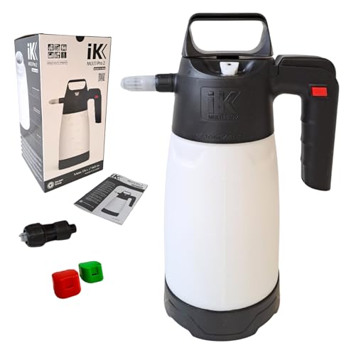 IK Pulverizador a Presión Profesional 1,5L - Apto para Ácidos y Químicos Agresivos - Limpieza y Desinfección - Construcción, Industria y Control de plagas - Multi Pro 2 - Hecho en España