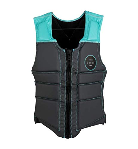 Ronix Signature Women's - V-Neck Impact Vest - Grey/Mint - Xs #TOP16
