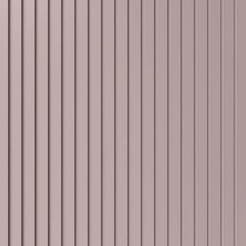 Painel Ripado Laminado Play em EVA Meu Rodapé Autocolante 10cm Rosa - Rolo Com 2,5 Metros