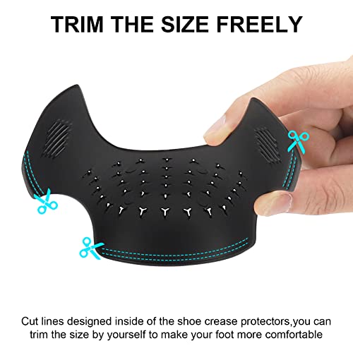 Comfowner 4 Pairs Creases Preventer, Shoe Boot Toe Box Guards, Decreaser Prevent Shoes Crease Indentation, Anti-Creases Protectors For Men's Us Size 7-12/Women's Us Size 5-9 #TOP2