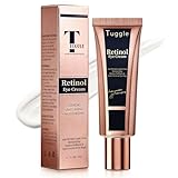 Retinol Under Eye Cream – Anti-Aging Cream for Dark Circles, Puffiness & Wrinkles with Caffeine & Peptide Firming & Hydrating Formula to Reduce Fine Lines 0.7 Fl.Oz