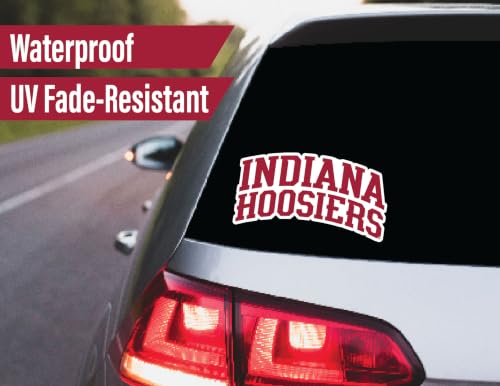 Image of Indiana Hoosiers Stickers & Decals 14 Pc UI Set for Car & Water Bottle