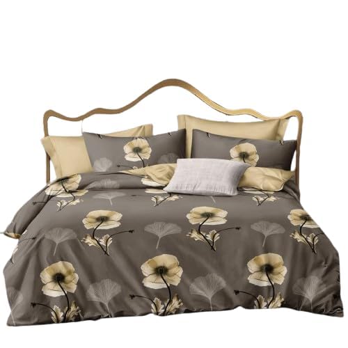 Image of Geo India Limited || Floral TC Cotton Blend Double Size Radium Bedsheet with 2 Pillow Covers (Printed Bedsheet - 09)