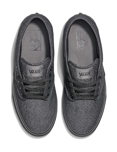 Vans Men's Atwood Varsity Textile Shoes, Black/Pewter, 9 M