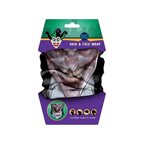 Spoontiques Joker Hair Wrap - Multifunctional Bandanna, Headband, Hair Tie, Gaiter, and Scarf