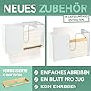2 Papierhandtuchhalter Aus Holz Mit Federstange – 31 Cm, Wandmontage