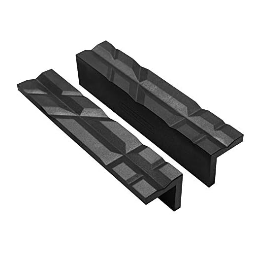 JCL Vise Jaws - Nylon, Multipurpose 6" - Use on any Metal Vise, Magnetic Reversible Pads, Clamp Flat or Round Products