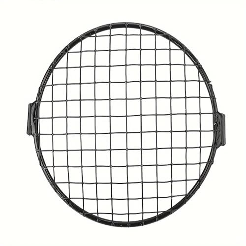 Grille phare moto noir protection intégrale contre les chocs