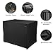 38 inch Heavy Duty Dog Crate Covers Durable 600D Polyester Insulated Dog Kennel Cover Soundproof Windproof Rainproof Shading Fit for Wire Dog Cage Covers with Breathable Side Window ( ONLY COVER)