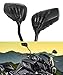 Bylikeho Pairs of Motorcycle Mirrors, Universal 8mm 10mm Rear View Mirrors, Car Accessories Skull Skeleton Hand Bike Mirror, Rearview Side Mirror for Motorcycle Bike (Black)