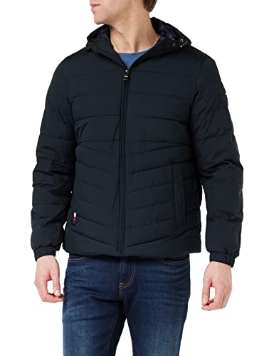 Tommy Hilfiger Herren Jacke Winterjacke, Blau (Desert Sky), M