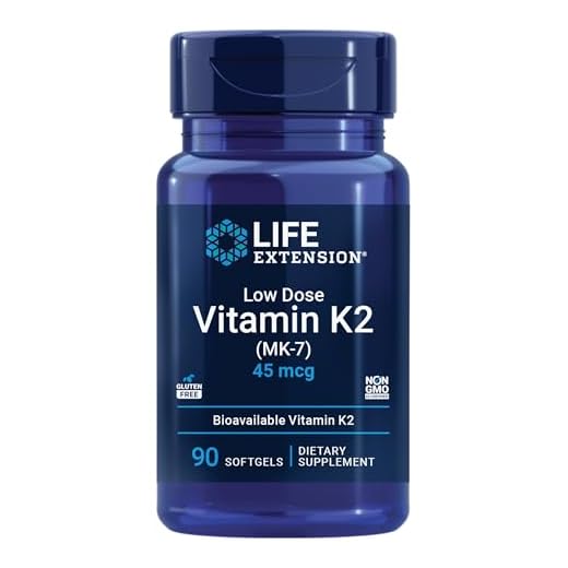 Vitamina K2 Mk7 Menaquinone (90 Softgels) Life Extension